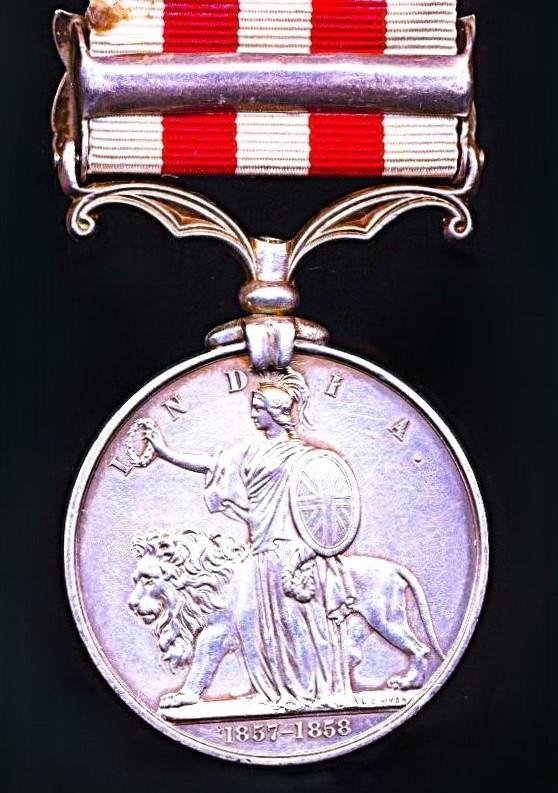 Indian Mutiny 1857-58, 1 clasp, Central India (Gunr. Wm. Webb, A Tp. H. Bde. Madras Arty.) — image 4