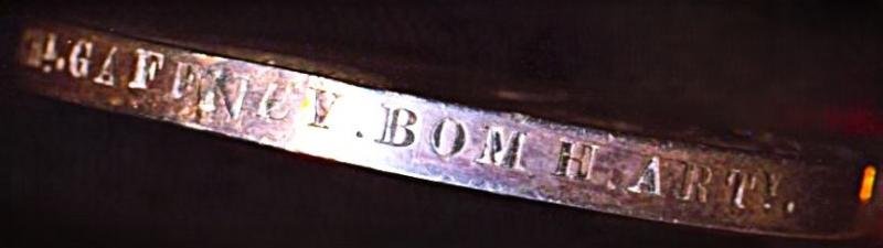 Indian Mutiny 1857-58, 1 clasp, Central India (Gunr. Michl. Gaffney. Bom H. Arty.) — image 5