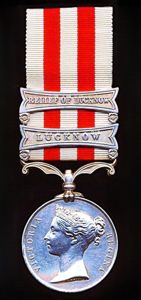 Indian Mutiny Medal 1857-59. With 2 x clasps 'Relief of …