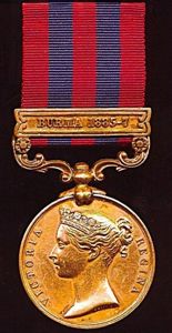 India General Service Medal 1854-95. Bronze issue with clasp 'Burma …