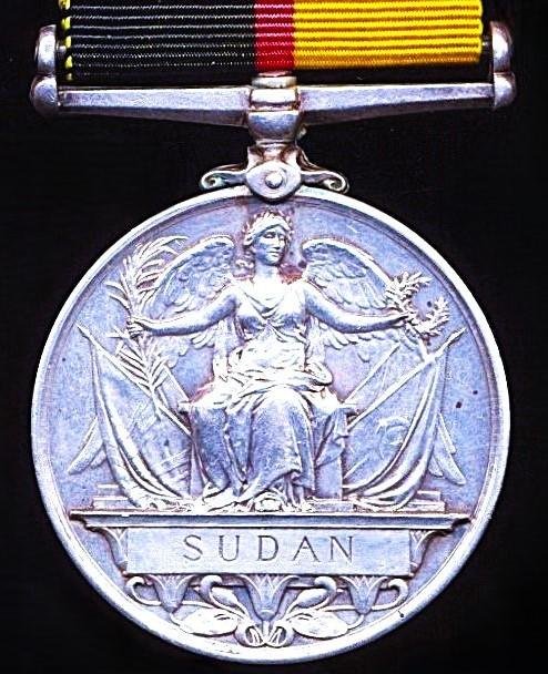 Sudan Medal 1896-98. Silver issue (89390 Dr J. Edwards, R.A.) — image 2