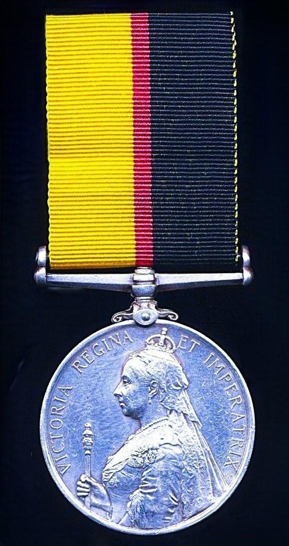 Sudan Medal 1896-98. Silver issue (89390 Dr J. Edwards, R.A.) — image 3