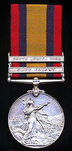 Queen's South Africa 1899-1902, 2 clasps, Cape Colony, S.A. 1902 …