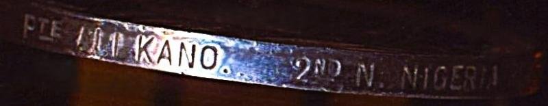 Africa General Service Medal 1902-56. EDVII silver issue with clasp 'N. Nigeria 1902' (629 Pte. Ali Kano. 2nd. N. Nigeria Regt.) — image 5