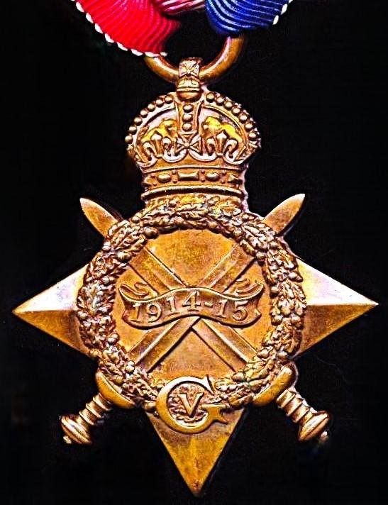 1914-15 Star (1027 Pte. P. Grandison, 3-Sco. H.) — image 2