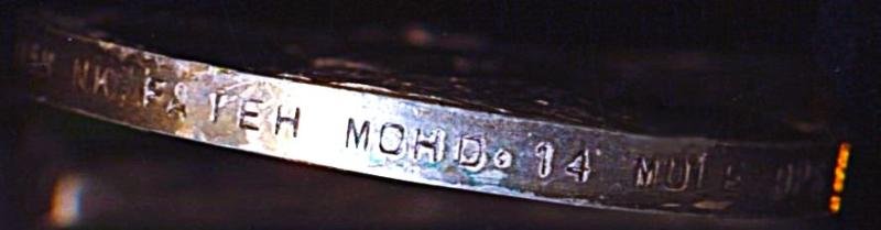 India General Service Medal 1908-1935. GV first type silver issue with clasp 'Afghanistan N.W.F. 1919' (1159 Nk Fateh Mohd, 14 Mule Cps.) — image 5