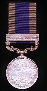 India General Service Medal 1908-35. GV first type silver issue …