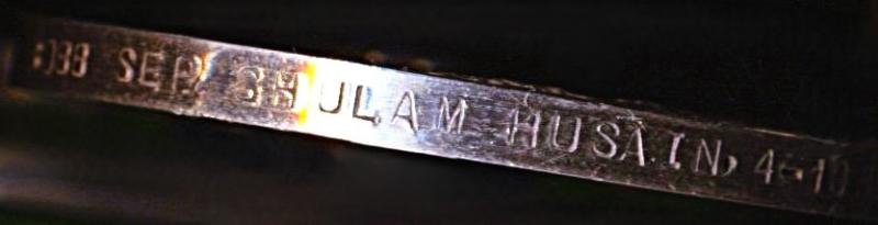 India General Service Medal 1908-35. GV 2nd Issue with clasp 'North West Frontier 1930-31' (8088 Sep. Ghulam Husain. 4-10 Baluch R.) — image 5