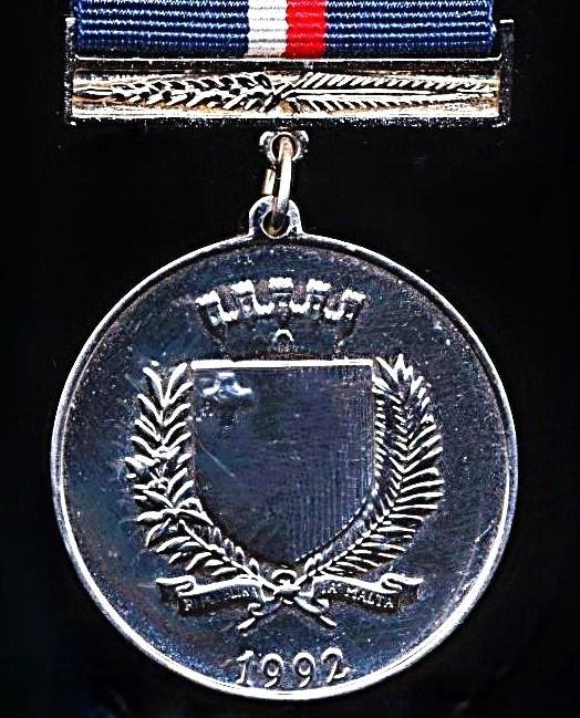 Malta (Republic): The Malta George Cross Fiftieth Anniversary Medal 1942-92 — image 2