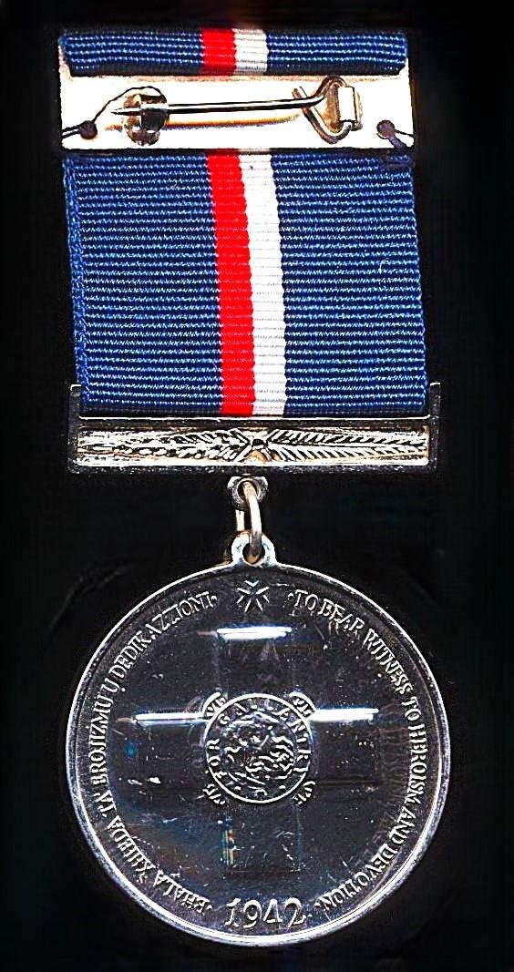 Malta (Republic): The Malta George Cross Fiftieth Anniversary Medal 1942-92 — image 3