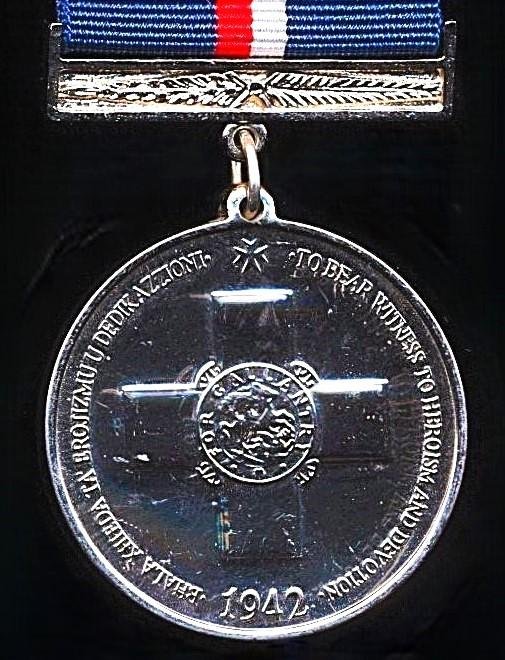 Malta (Republic): The Malta George Cross Fiftieth Anniversary Medal 1942-92 — image 4