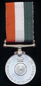 India: Independence Medal 1947 (49612 LAC. J. Kurian, R.I.A.F.)