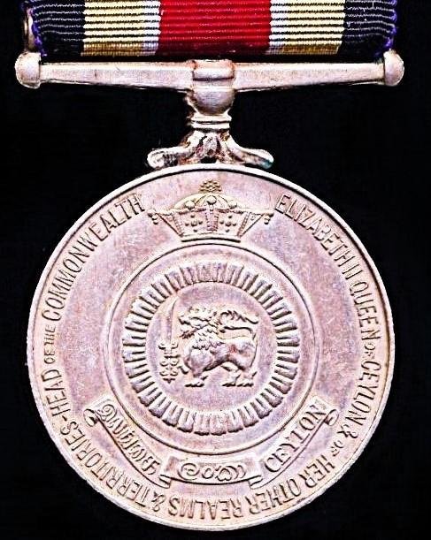 Ceylon (Dominion): The Ceylon Police Independence Medal (1948) — image 2