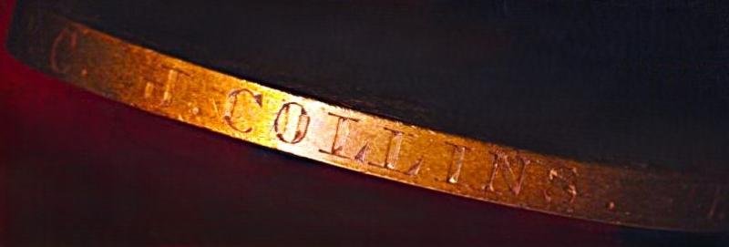 Coronation Medal 1902. Metropolitan Police reverse. Bronze issue (P.C. J. Collins. E. Div.) — image 5