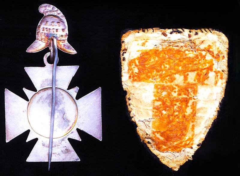The Great Windsor Fire-Brigades Jubilee Review 1887: Silver (not hallmarked) Cross — image 2
