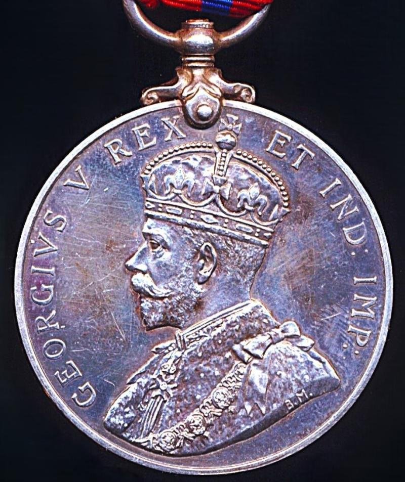 Coronation Medal 1911. London Fire Brigade reverse (Fireman F. J. Huebner.) — image 4