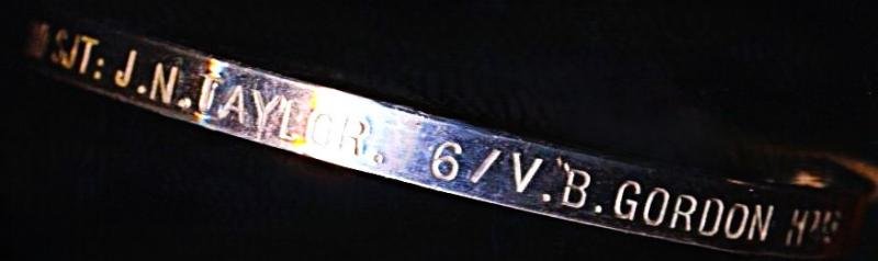 Volunteer Long Service Medal. EDVII issue (772 Band Sjt: J. N. Taylor. 6/V.B. Gordon Hdrs) — image 5