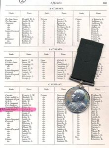 Volunteer Long Service Medal. EDVII issue (772 Band Sjt: J. …