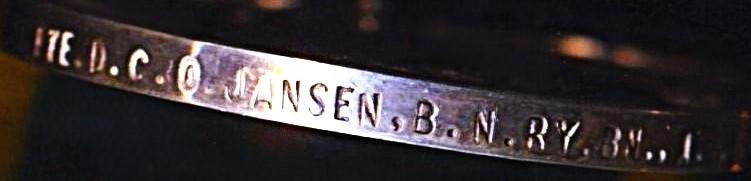 Efficiency Medal. GV issue with bar 'India' (Pte. D. C. O. Jansen, B. N. Ry. Bn., A.F.I.) — image 5