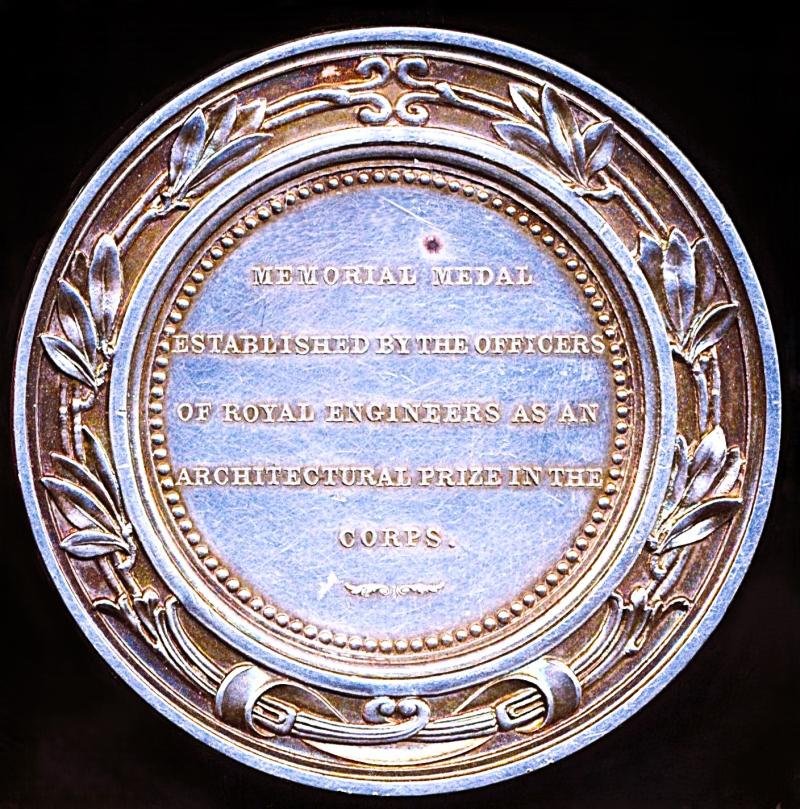 Royal Engineers: Francis Fowke Memorial Medal. Silver issue (2nd Lieut. C. M. Browne, R.E. 1899.) — image 4