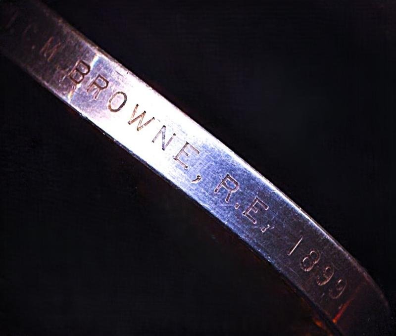 Royal Engineers: Francis Fowke Memorial Medal. Silver issue (2nd Lieut. C. M. Browne, R.E. 1899.) — image 5