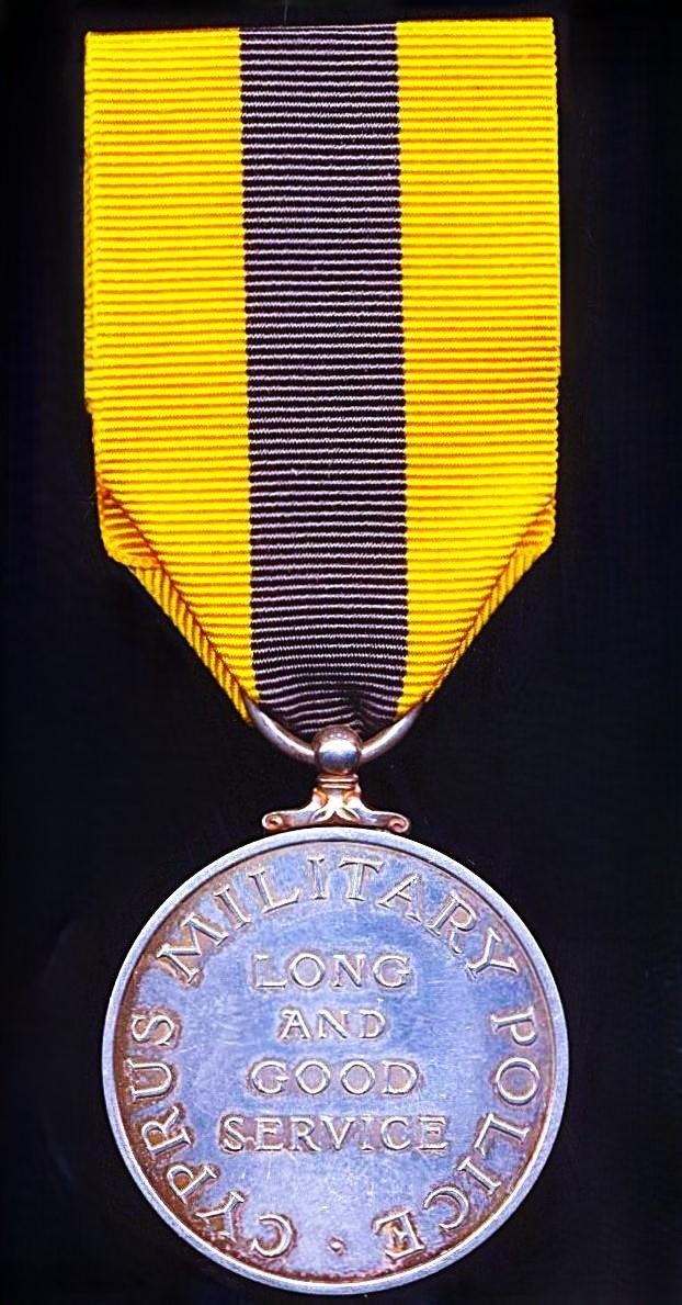 Cyprus Military Police Long Service & Good Conduct Medal. GV issue — image 3