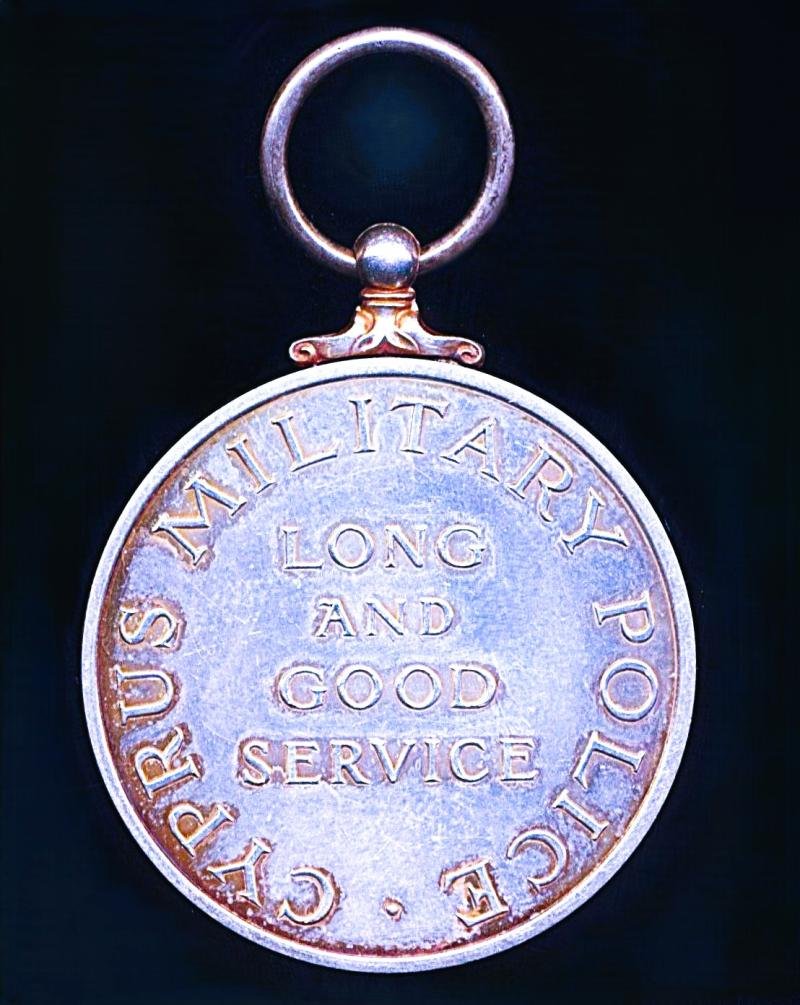 Cyprus Military Police Long Service & Good Conduct Medal. GV issue — image 4