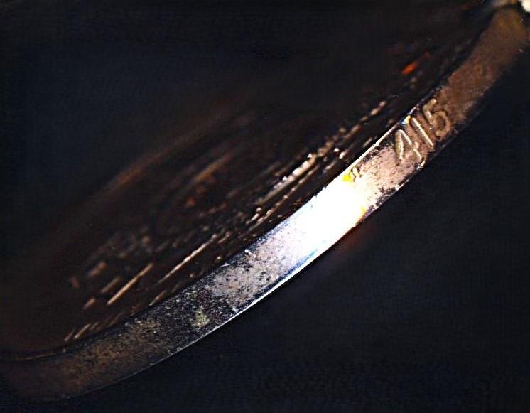 British Fire Services Association: Long Service & Good Conduct Medal. First type. With 'Twenty Years' bar. Officially impressed '415' — image 5