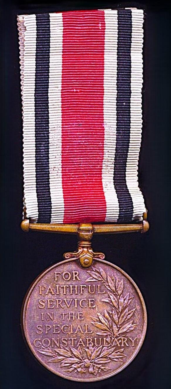 Special Constabulary Long Service Medal. GVI first issue (Thomas P. Hawkrigg) — image 3