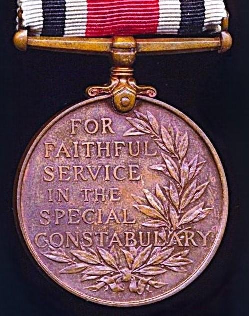 Special Constabulary Long Service Medal. GVI first issue (Thomas P. Hawkrigg) — image 4