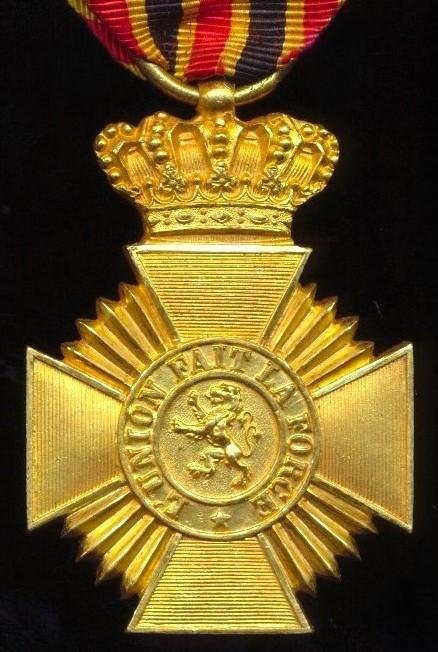 Belgium: Military Decoration for Loyal Service, 1st class (Decoration Militaire pour Anciennet, 1st classe; Militair Ereteken voor Ancienniteit, 1st klasse) — image 2