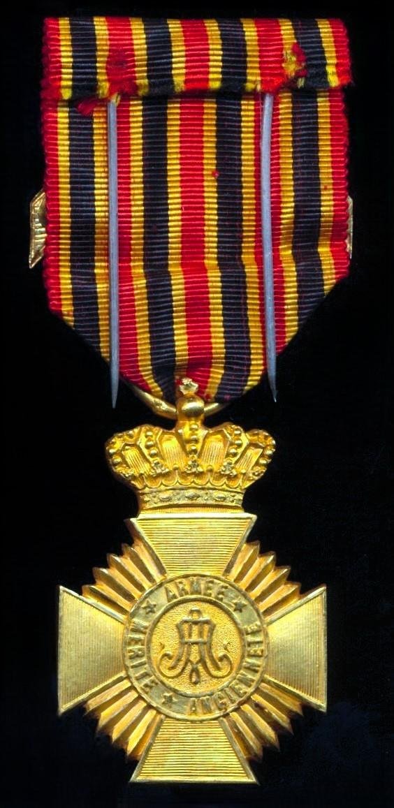 Belgium: Military Decoration for Loyal Service, 1st class (Decoration Militaire pour Anciennet, 1st classe; Militair Ereteken voor Ancienniteit, 1st klasse) — image 4