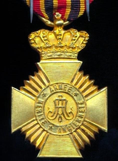 Belgium: Military Decoration for Loyal Service, 1st class (Decoration Militaire pour Anciennet, 1st classe; Militair Ereteken voor Ancienniteit, 1st klasse) — image 5