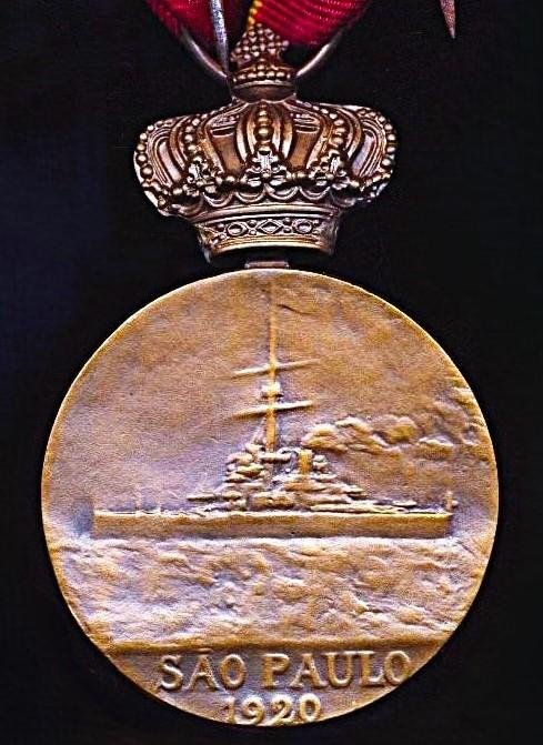 Belgium: Commemorative Medal for the Royal Voyage of King Albert I & Queen Elisabeth to Brazil 1920 — image 4