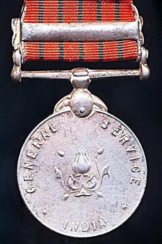 India: General Service Medal 1947. With clasp 'Jammu & Kashmir 1947-1948' (Mtn; 6576769 Sep. Kesar Singh, A.S.C. (M.T.) — image 4