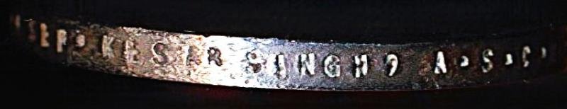 India: General Service Medal 1947. With clasp 'Jammu & Kashmir 1947-1948' (Mtn; 6576769 Sep. Kesar Singh, A.S.C. (M.T.) — image 5