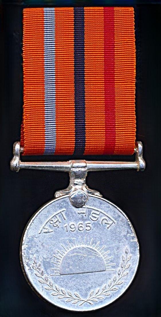 India: Raksha Medal 1965 (2739686 Nk Sitaram Salvi Maratha L.I.) — image 3