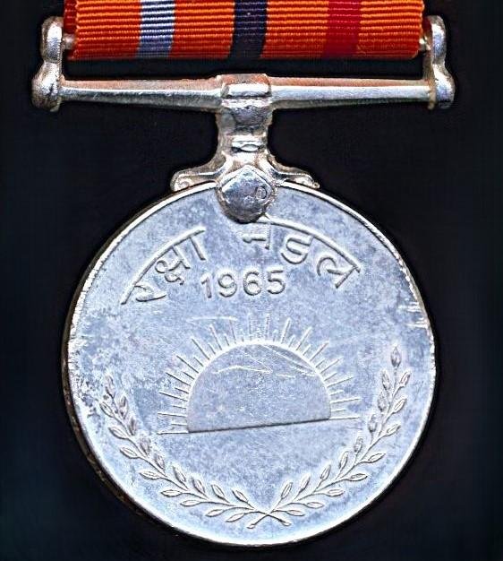 India: Raksha Medal 1965 (2739686 Nk Sitaram Salvi Maratha L.I.) — image 4