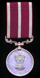 India: Meritorious Service Medal. Silver (6568432 Hav. N. Vamadevan Nair …