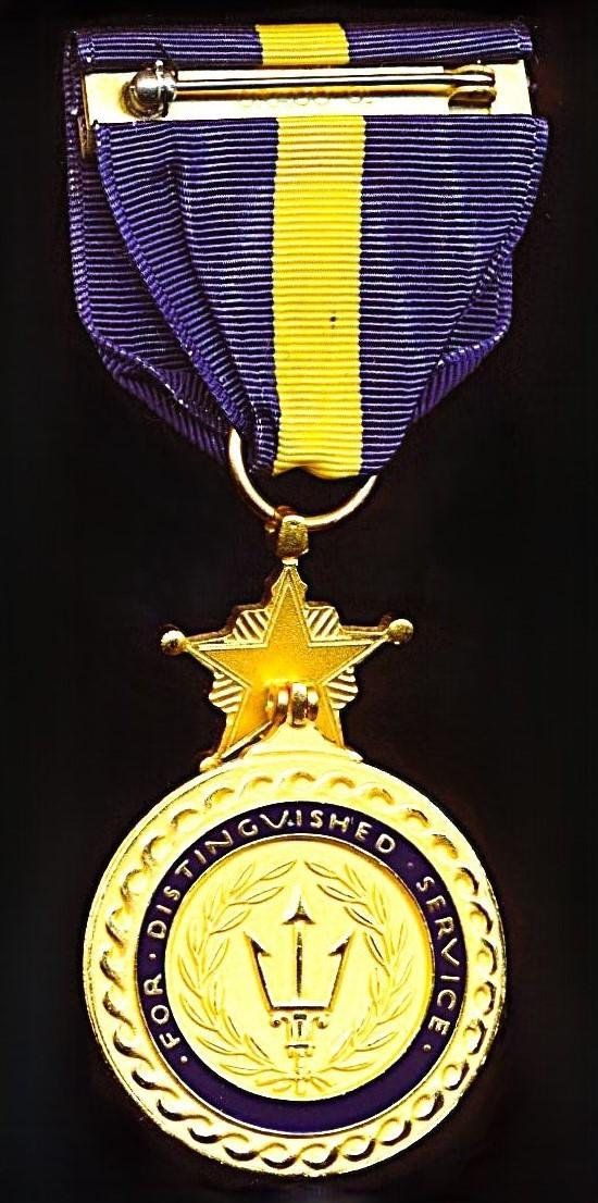 United States: Navy Distinguished Service Medal. Gilt and enamel (Circa 1990-2025 issue) — image 3