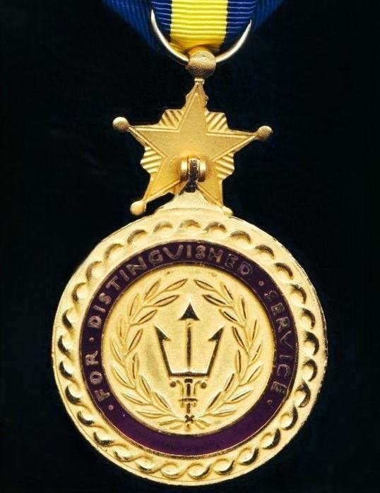 United States: Navy Distinguished Service Medal. Gilt and enamel (Post 1990 issue) — image 2