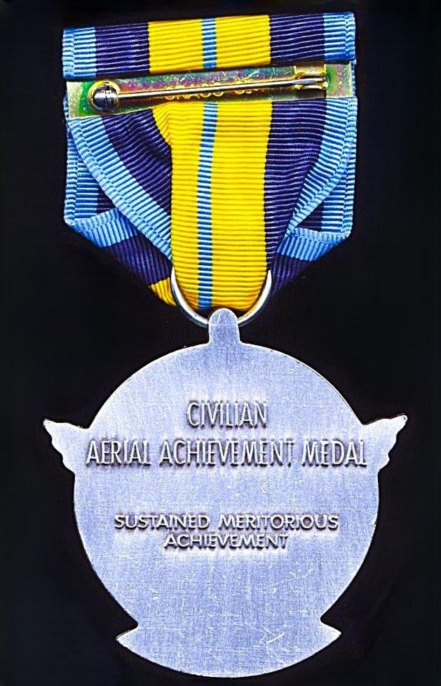 United States of America: Civilian Aerial Achievement Medal. Instituted 1993 — image 3