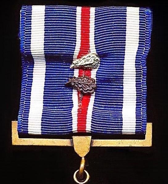 United States: Distinguished Flying Cross. With 1 x 'Silver' & 1 x 'Bronze' Oakleaf Clusters on riband. Circa 1970-1995 — image 3