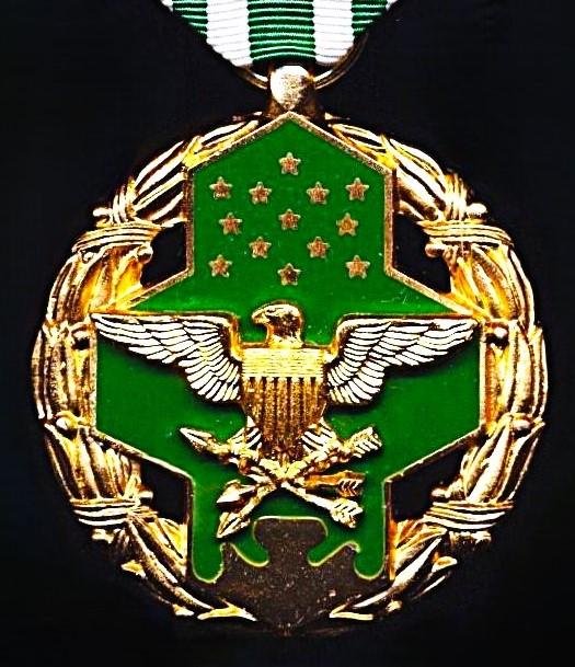 United States: Joint Service Commendation Medal (JSCOM). With bronze 'V' Valor emblem on riband. Circa 1990-2025 — image 2