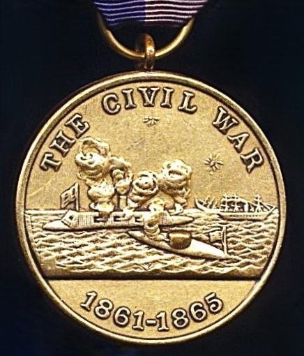 United States: Civil War Campaign Medal 1861-1865. Naval obverse with United States Navy reverse — image 2