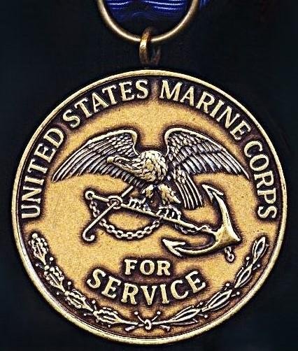 United States: Philippine Campaign Medal (1899-1904). Naval issue with United States Marine Corps reverse & 2nd type riband — image 4