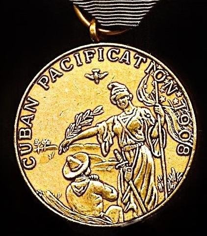 United States: Cuban Pacification Medal 1906-1909. United States Marine Corps reverse — image 2