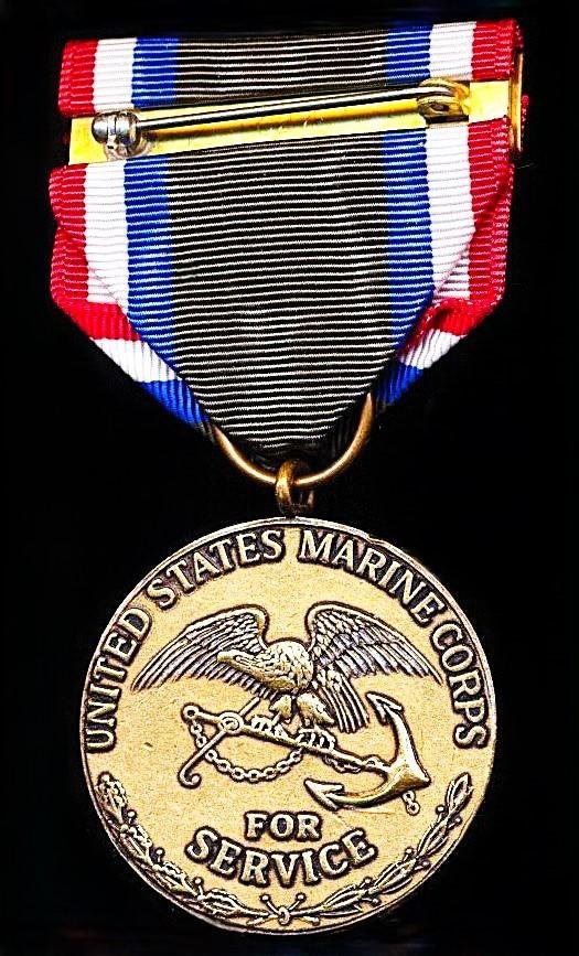 United States: Cuban Pacification Medal 1906-1909. United States Marine Corps reverse — image 3