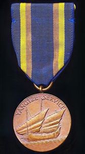 United States: Yangtze Service Medal. United States Navy reverse