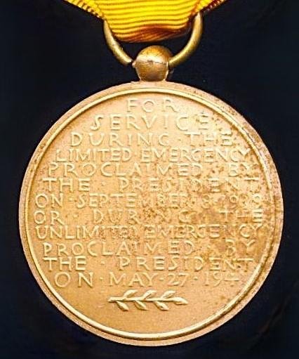 United States: American Defense Service Medal (1939-41) — image 4